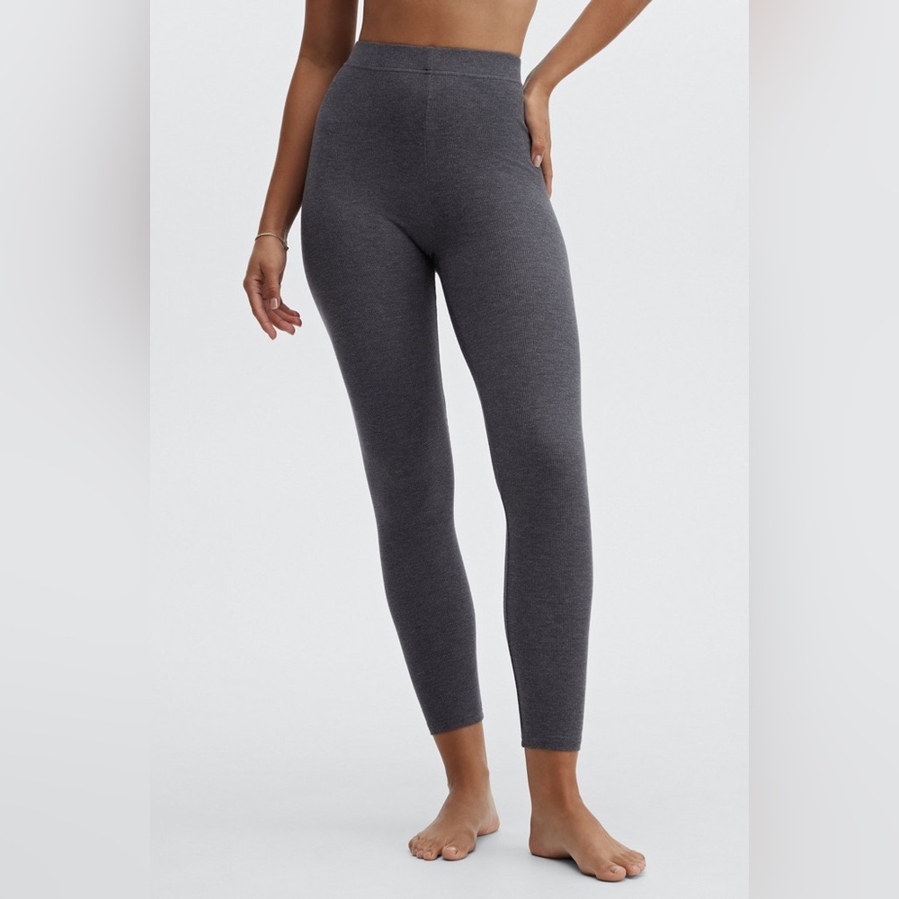 New Fabletics RestoreKnit Ultra High-Waisted Leggings NWT Gray  XS X-Small